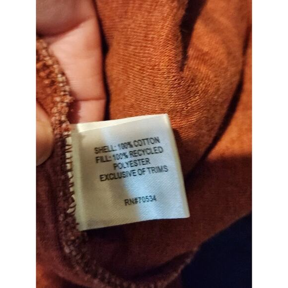 Orvis Women's Quilted Sweatshirt Brown M - Picture 4 of 6